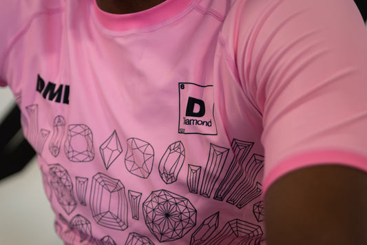 (DMD) Diamond Combat Co Pink Diamonds Rash Guard Pack